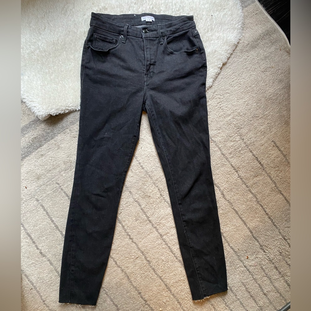 Good American Black Jeans Size 6